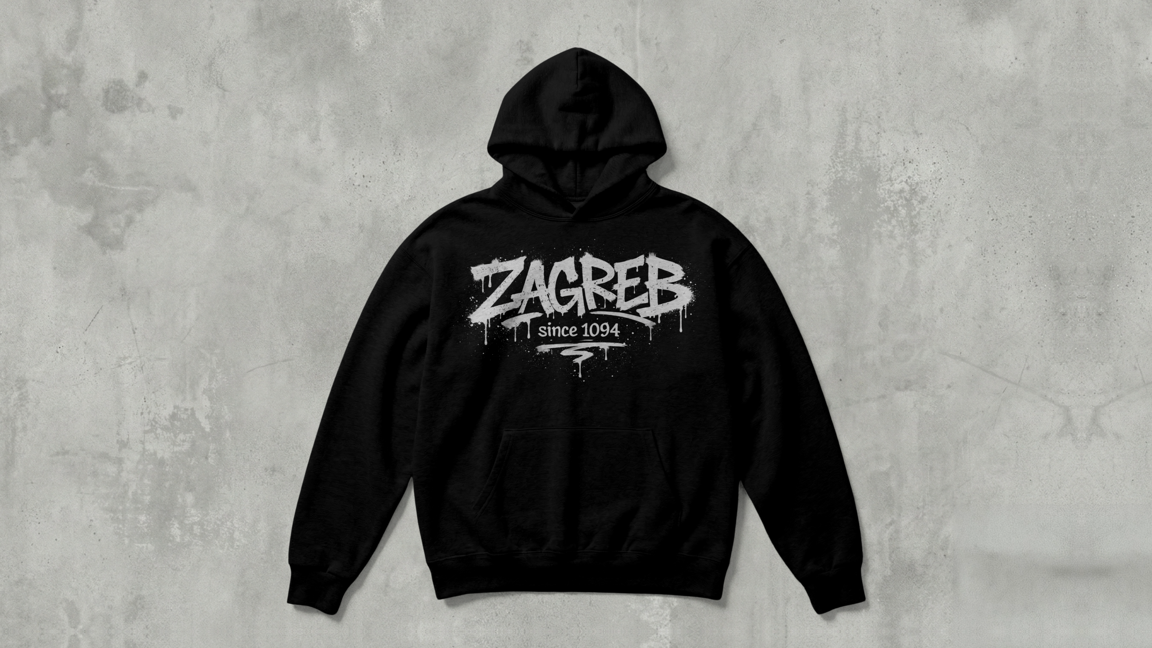 Zagreb graffit  - Majica s kapuljačom