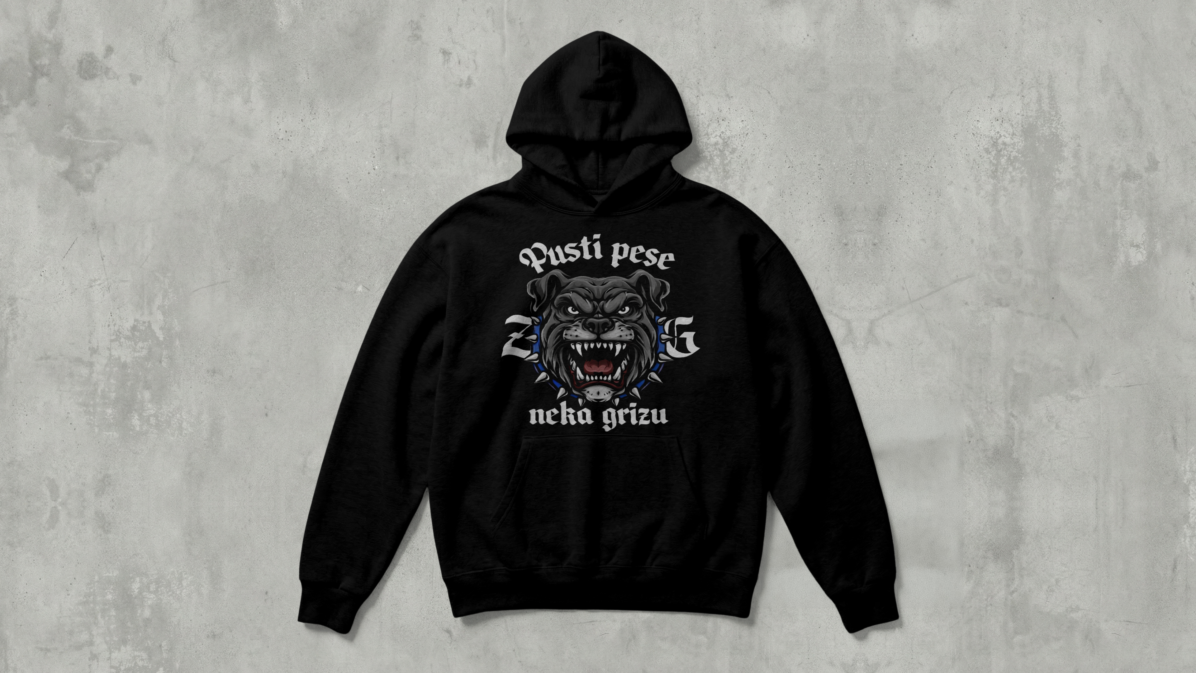 Pusti pese - Majica s kapuljačom