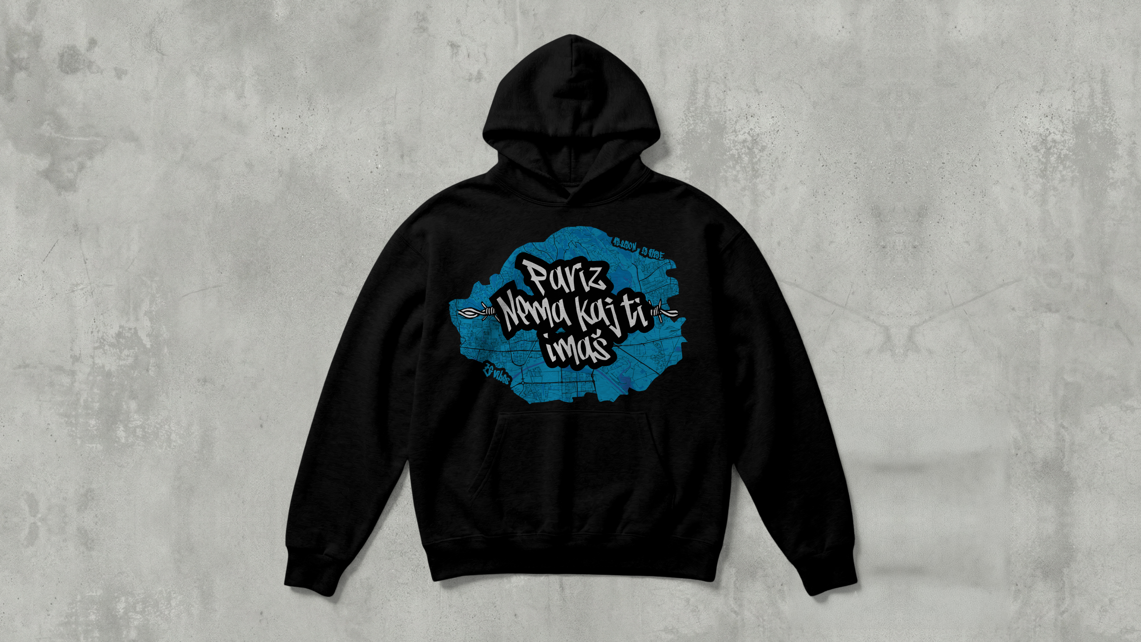 Pariz nema kaj ti imaš - Majica s kapuljačom