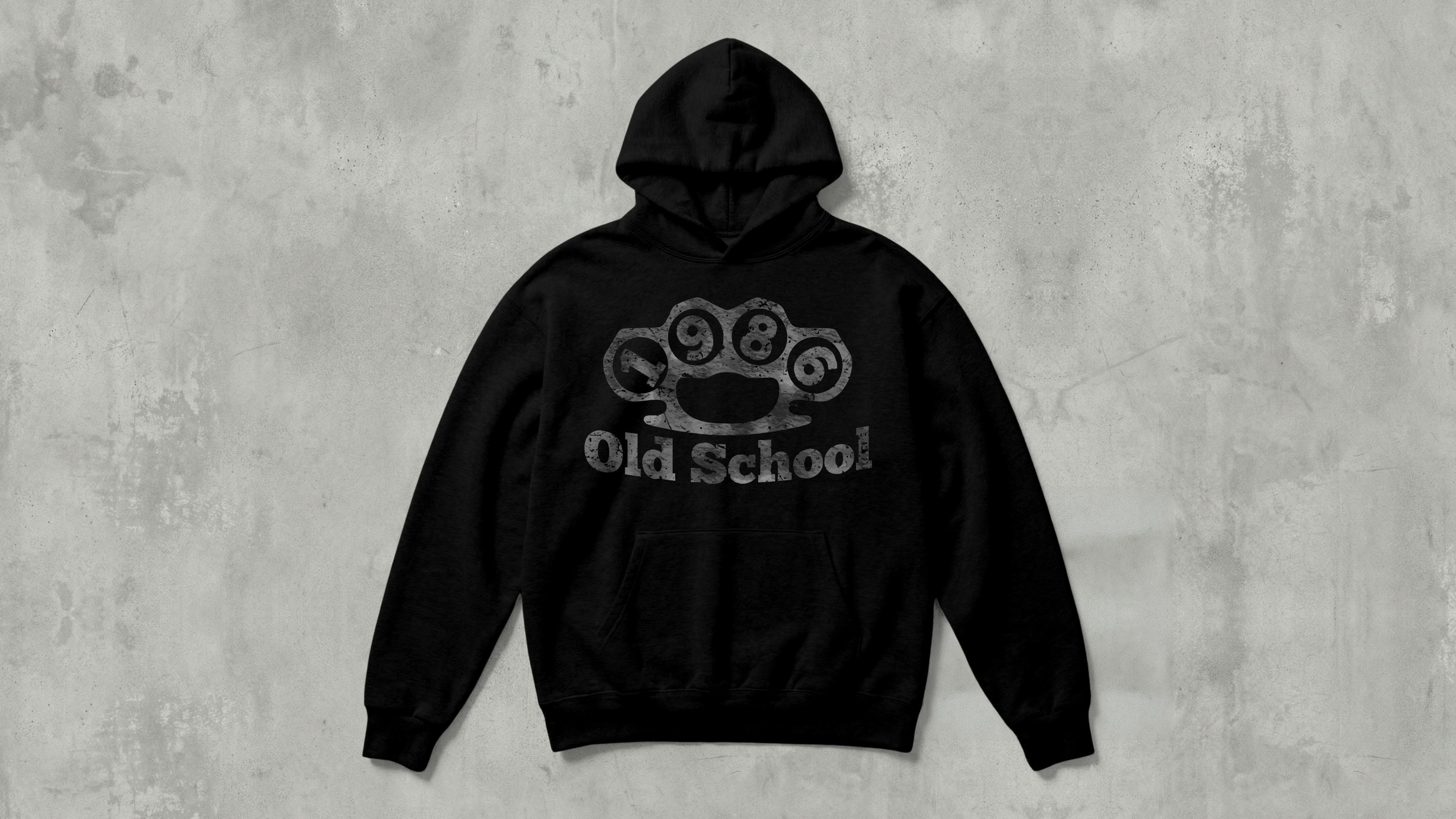 Old school  - Majica s kapuljačom