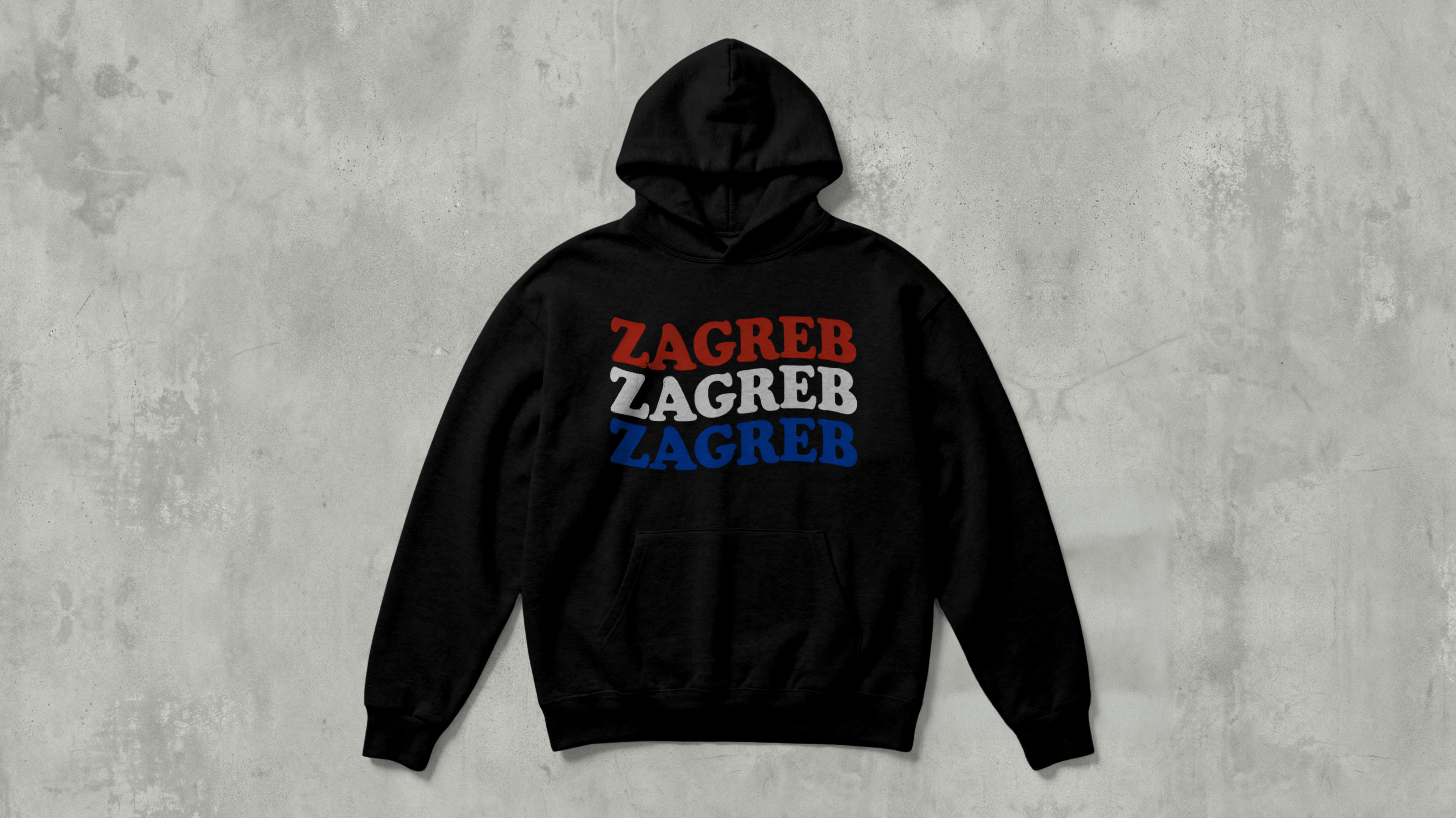 Val Zagreba - Majica s kapuljačom