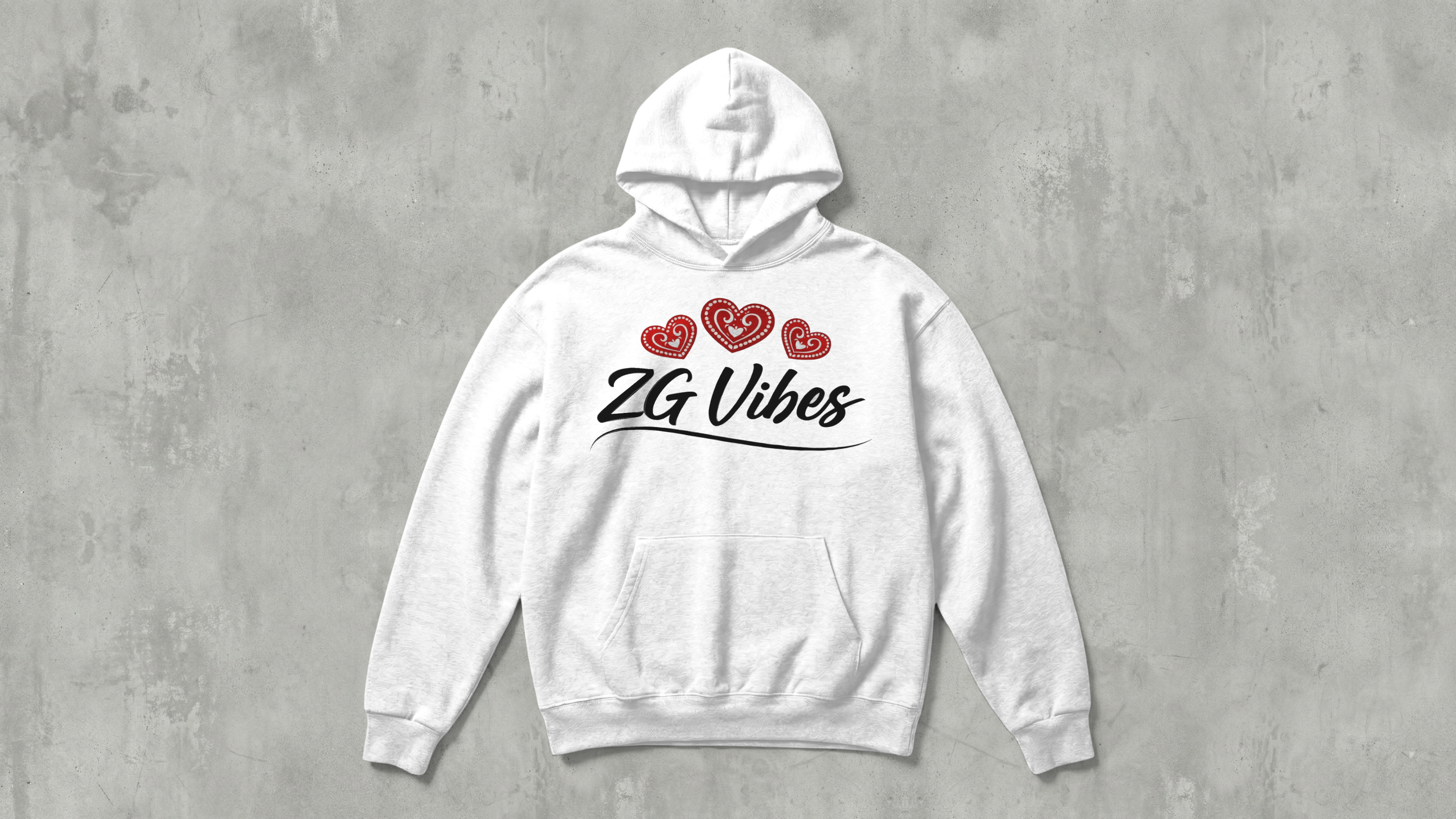 Bijela Licitarska srca - Majica s kapuljačom