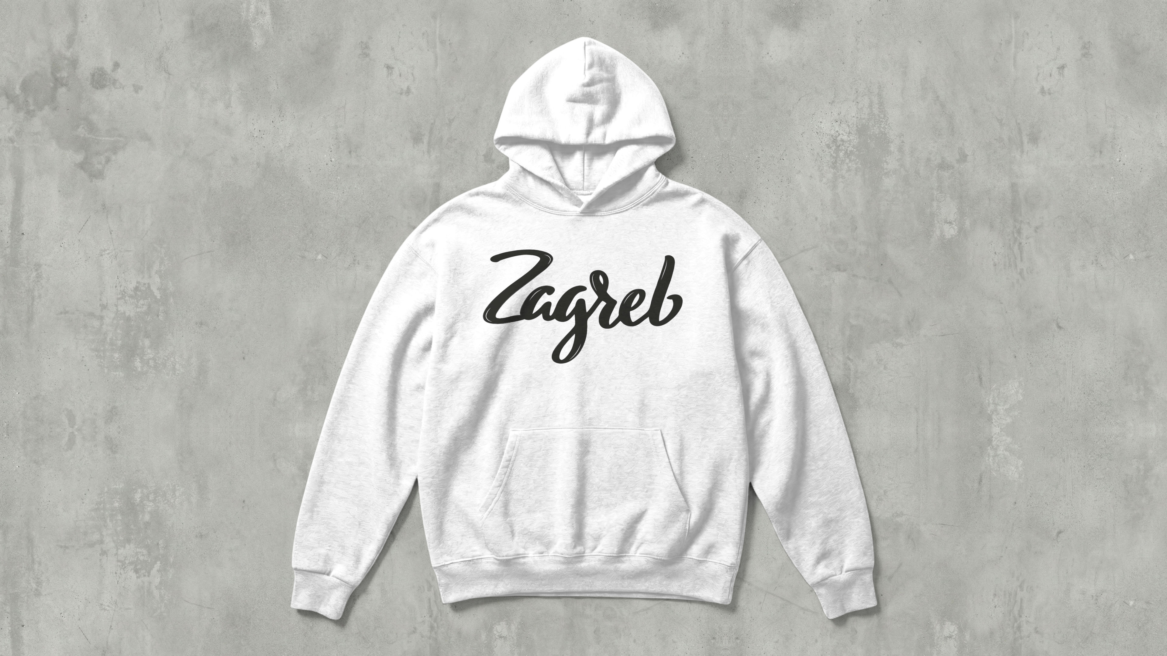 Beli Zagreb - Majica s kapuljačom