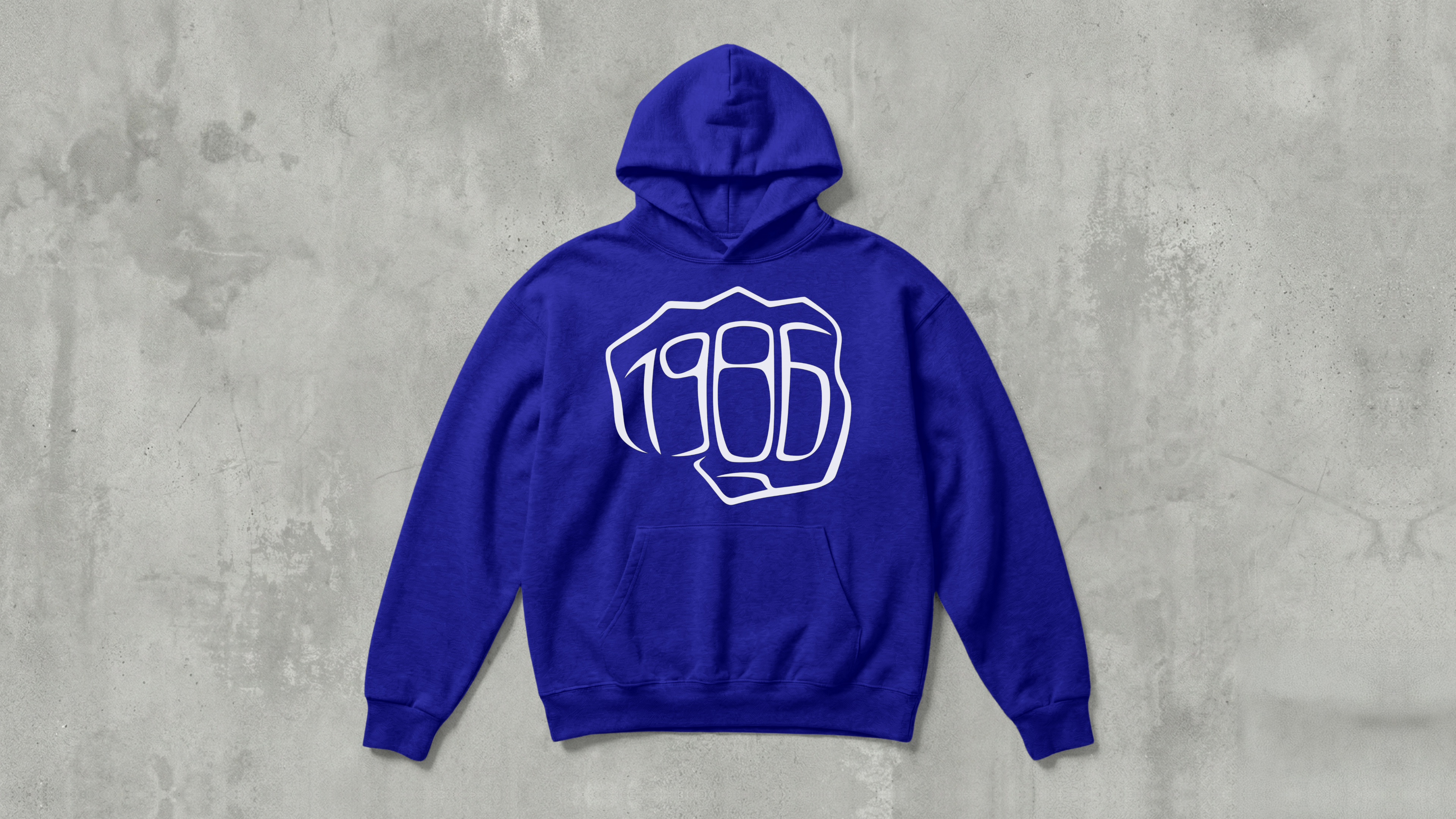 PLava šaka - Majica s kapuljačom