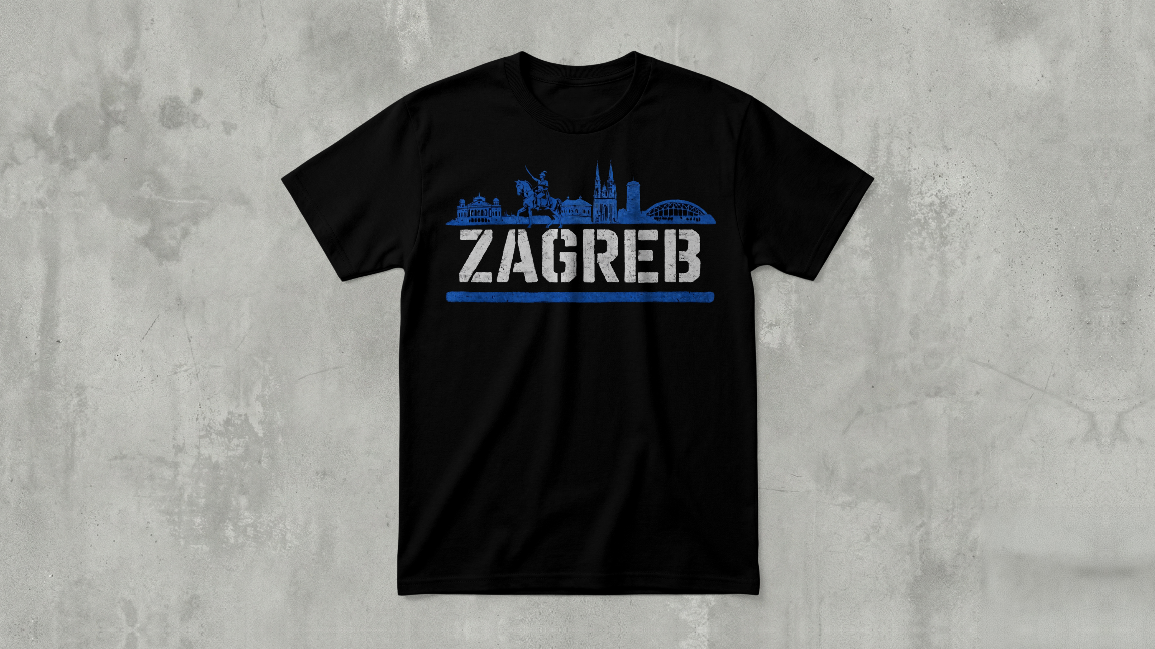 Crte plavog grada - Majica kratkih rukava