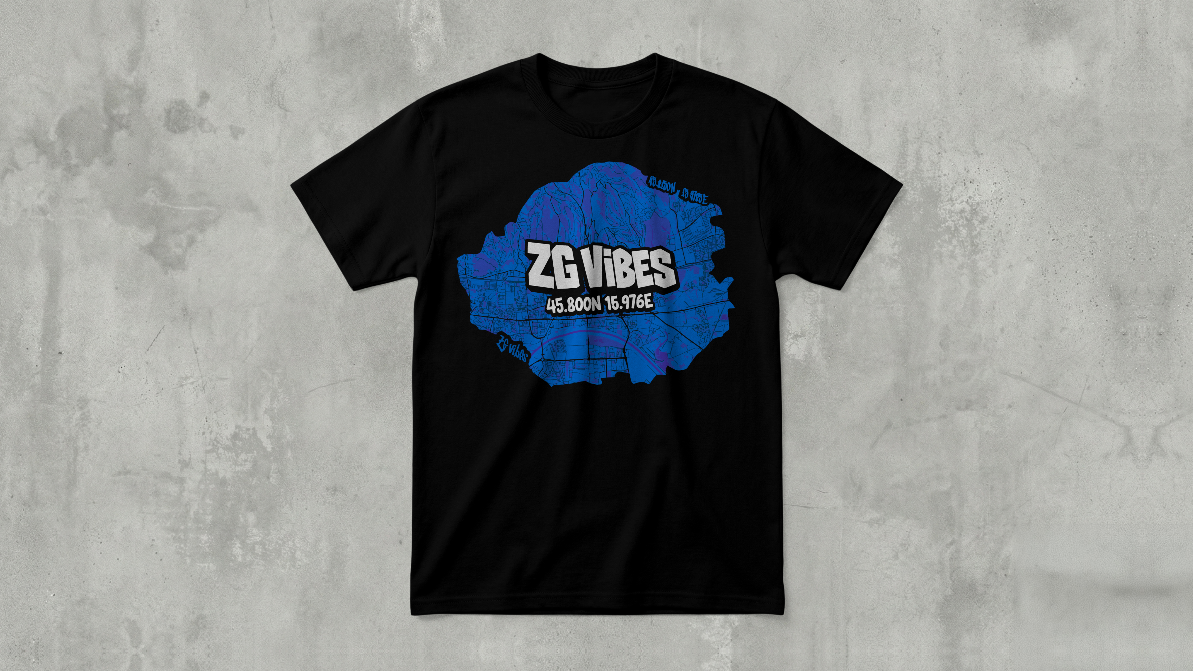 Mapa ZG vibes - Majica kratkih rukava