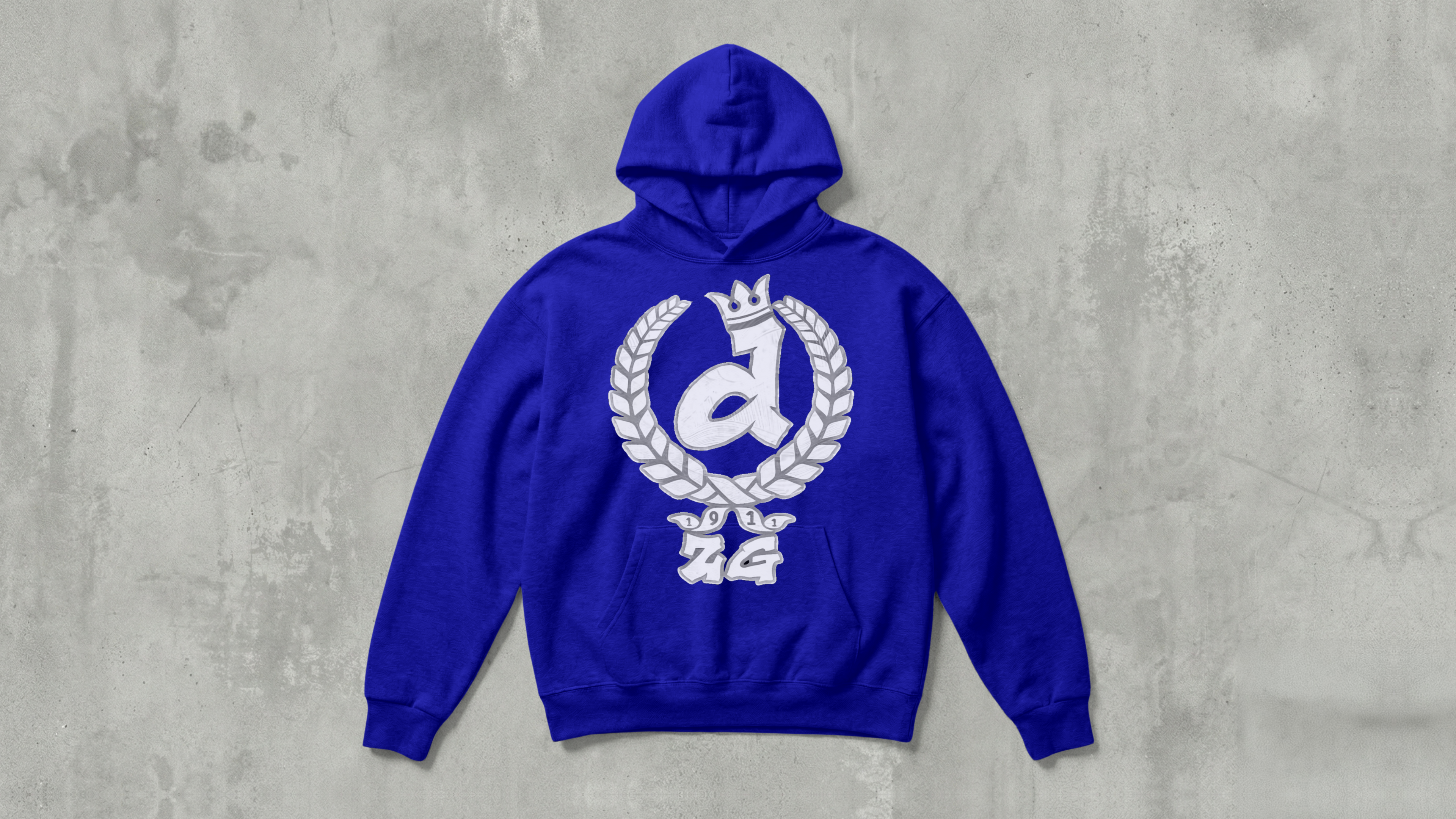 Plavi - Majica s kapuljačom