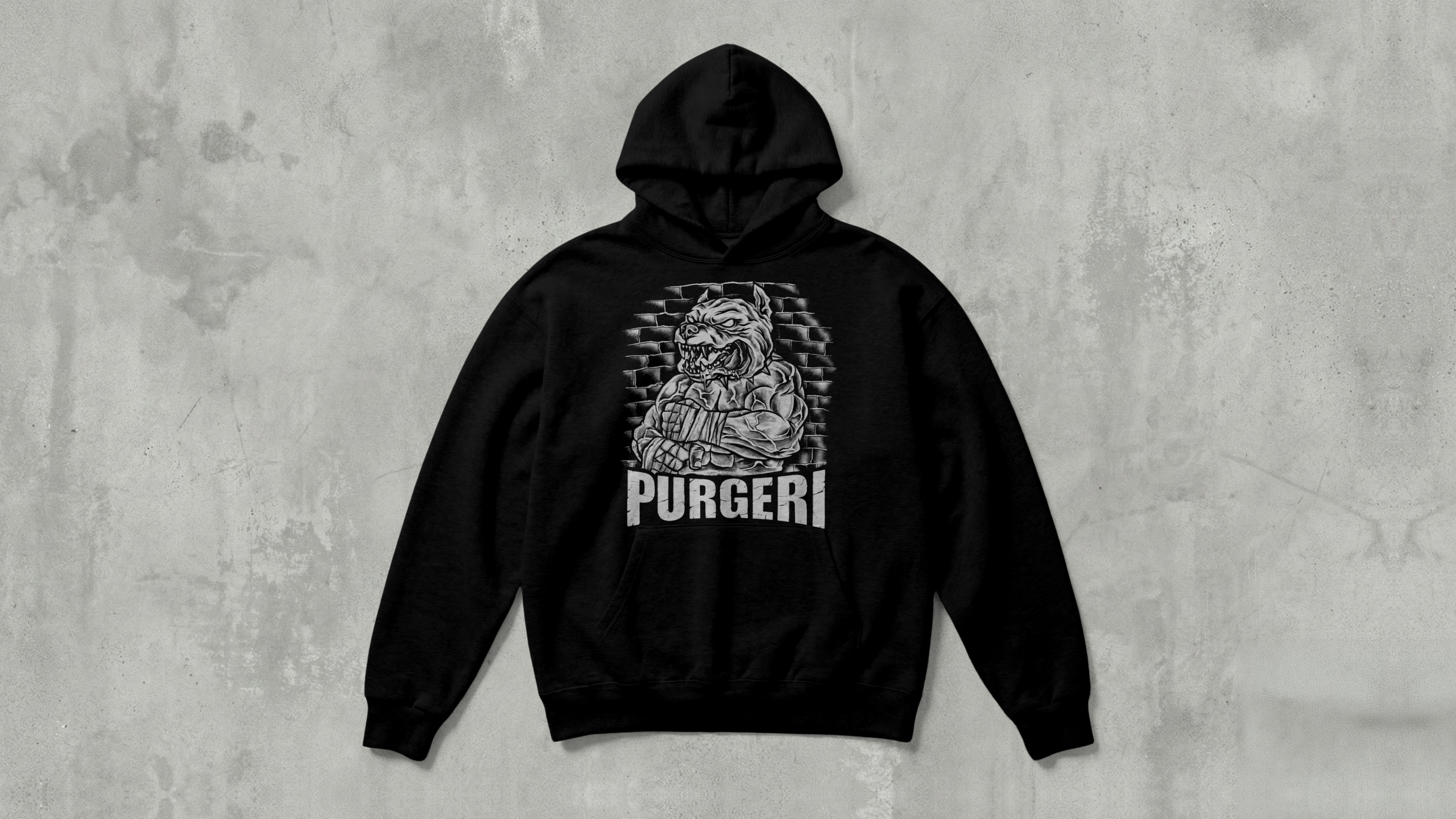 Purgeri bulldog - Majica s kapuljačom