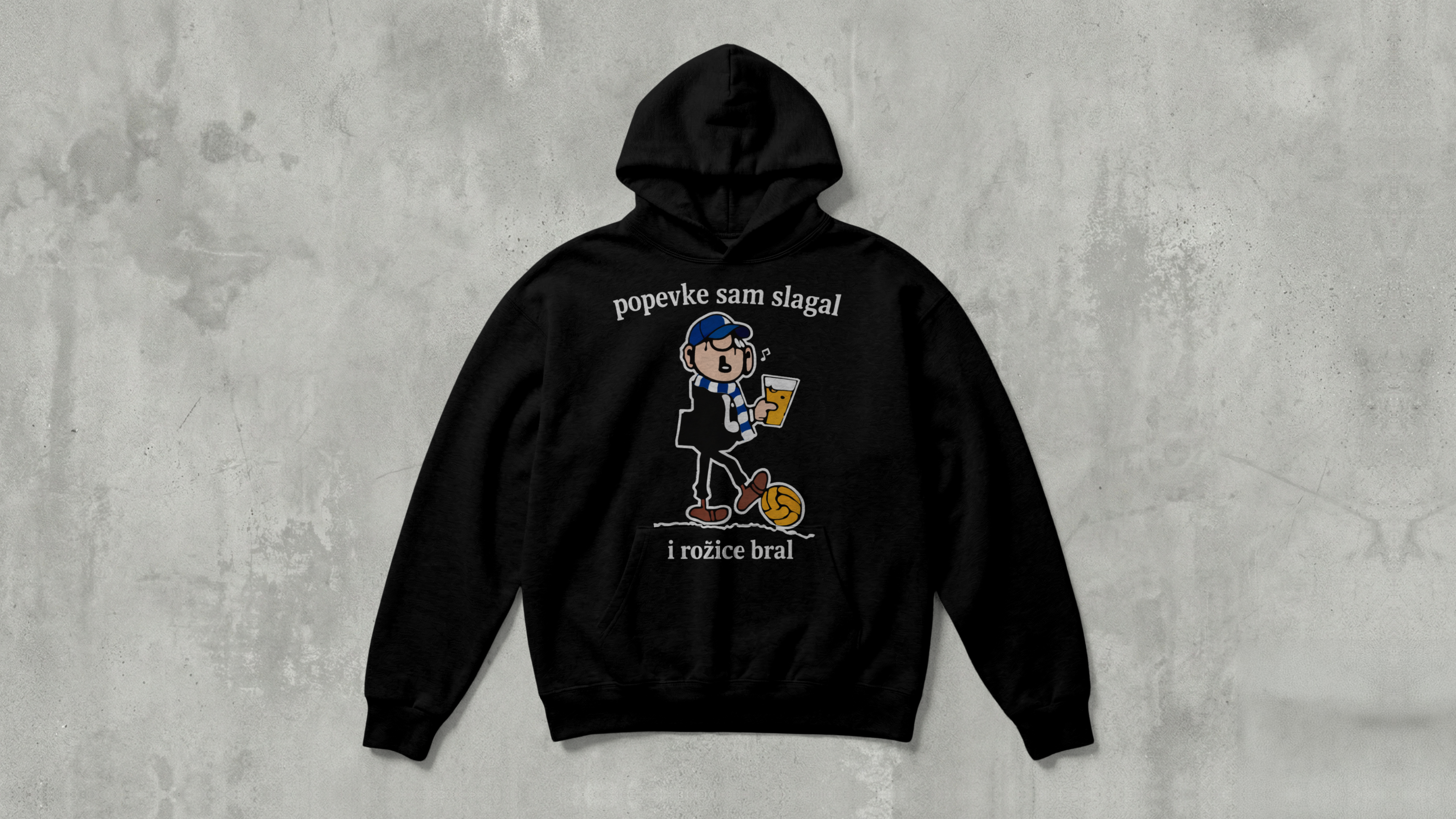 Popevke i rožice - Majica s kapuljačom