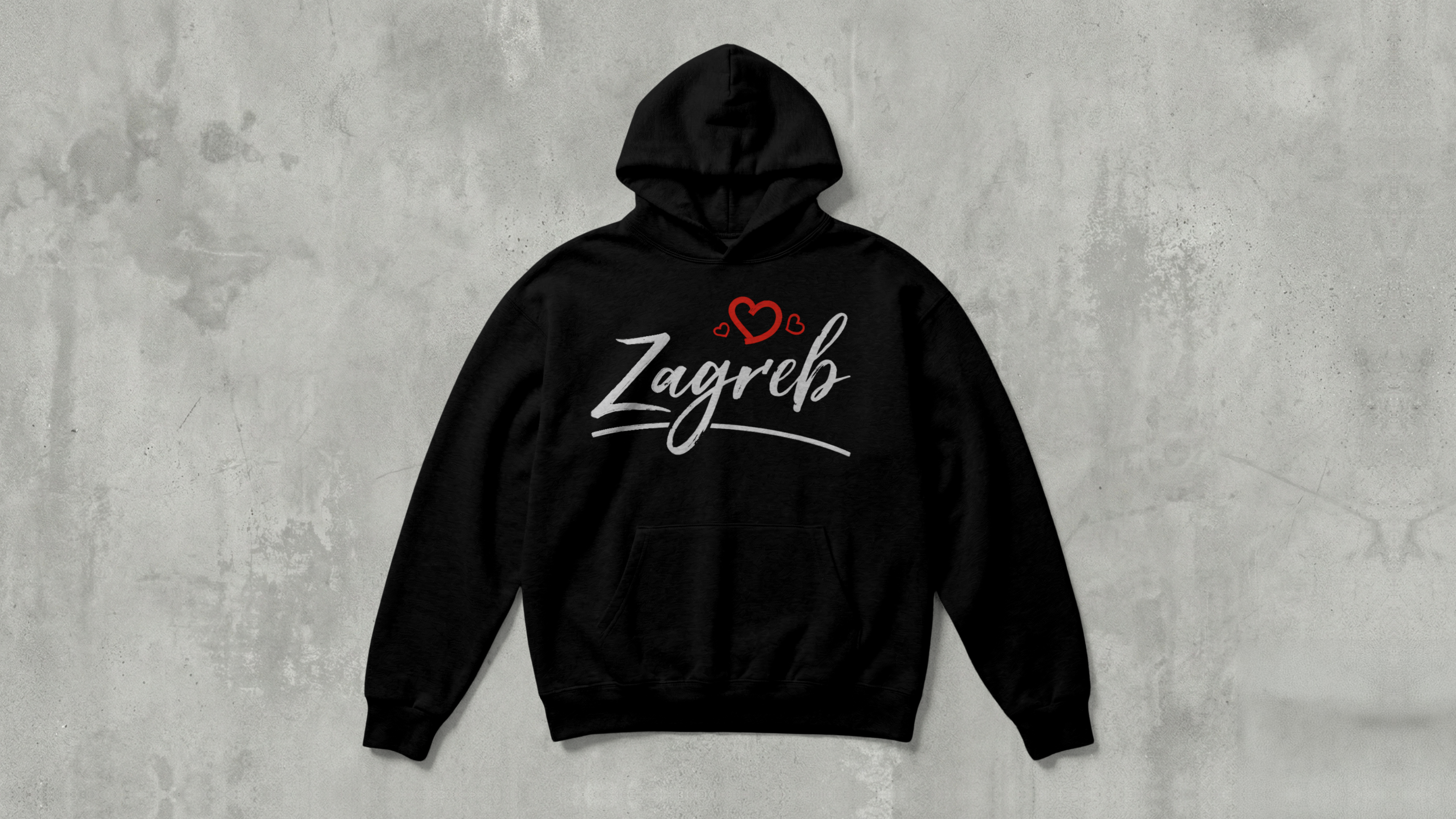 Volim Zagreb - Majica s kapuljačom